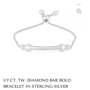 Helzberg diamond bar bolo bracelet